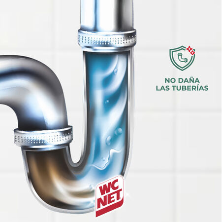 Desatascador líquido WC Net 500+500ml turbo
