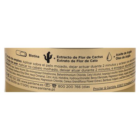 Mascarilla capilar Pantene 160ml intense frizz control