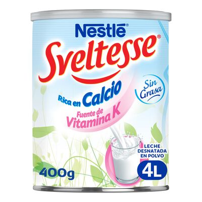 Leche en polvo calcio Sveltesse 400g desnatada