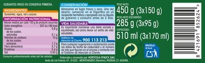 Guisantes finos Alipende 95g pack3