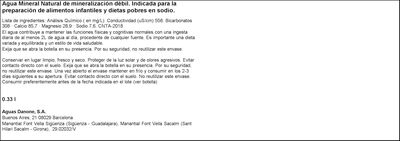 Agua Font Vella 33cl sport