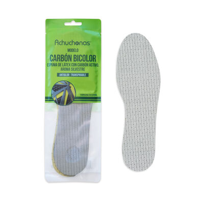 Plantilla modelo carb&oacute;n bicolor Achuchonas 2x1 talla 33-45