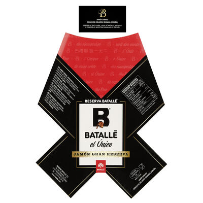 Jamón raza duroc Batalle al corte