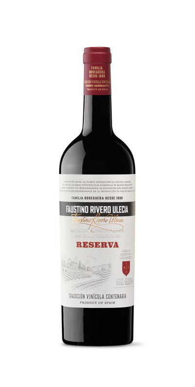 Vino tinto reserva Faustino Rivero Ulecia DO Utiel Requena 750 ml