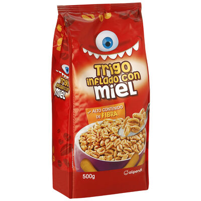 Cereales crujientes Alipende 500g trigo con miel