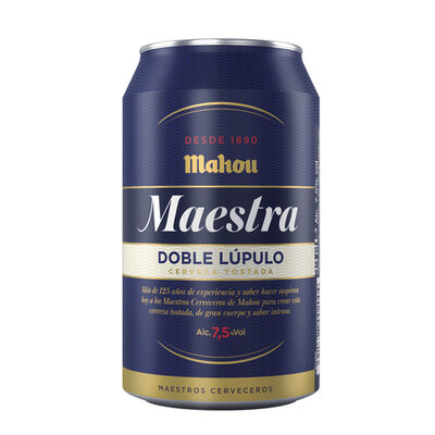 Cerveza tostada Mahou Maestra lata 33cl