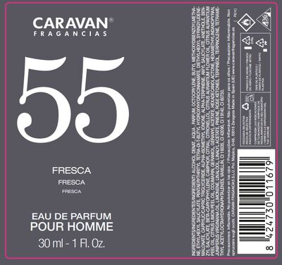 Eau de toilette Caravan hombre 30ml n&ordm;55