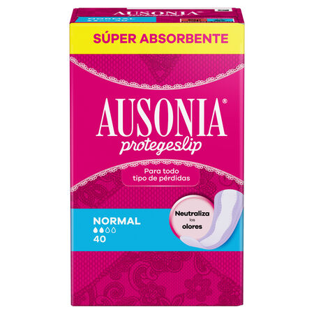 Protegeslip Ausonia 40 uds normal