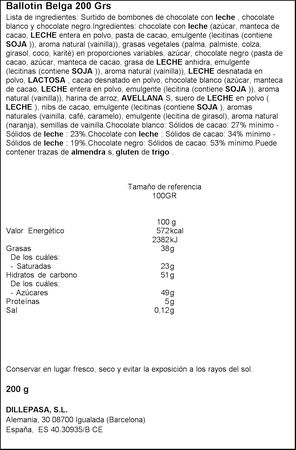 Bombones de pralin&eacute; Delafaille 200g