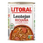 Lenteja riojana Litoral 425g con ingredientes naturales