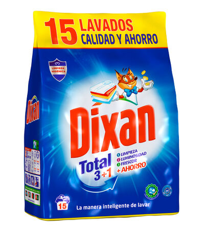 Detergente en polvo Dixan 15 lavados