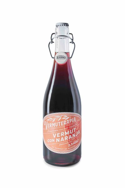 Vermut con naranja Zarro vermut de Madrid 75cl