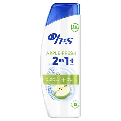 Champú 2 en 1 apple fresh H&S 300 ml