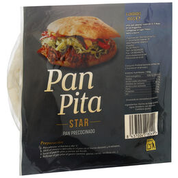 Pan pita con seis unidades y un peso de 400 gramos Star