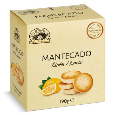 Mantecado de lim&oacute;n Flor de Antequera 190g