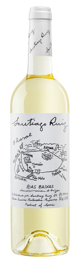 Vino blanco DO Rias Baixas Santiago Ruiz joven botella 75 cl