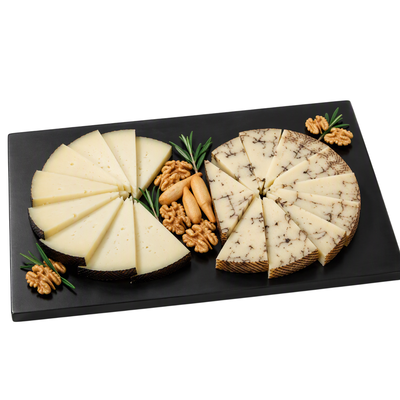 Lote: 250gr queso mezcla semi +250gr queso mezcla semi trufa