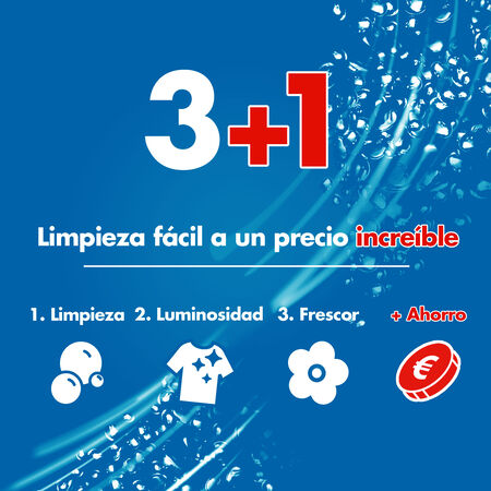 Detergente liquido Dixan 55 lavados limpieza higiénica