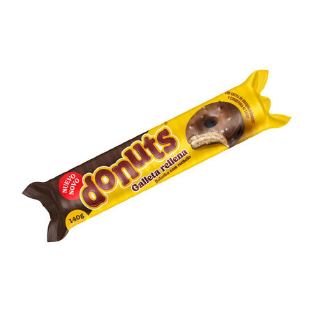 Galleta rellena bañada en Donuts 140g