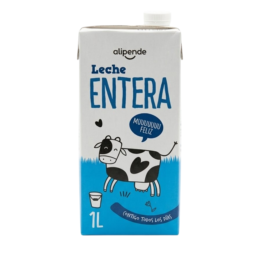 Leche entera Alipende 1L