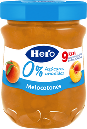 Confitura con 0% azúcar añadido de melocotón Hero 280g