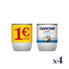 Yogur Danone pack 4 coco