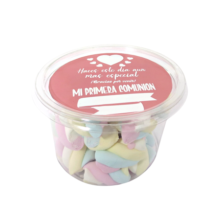 Golosina marshmallow 1ªcomunión 100g