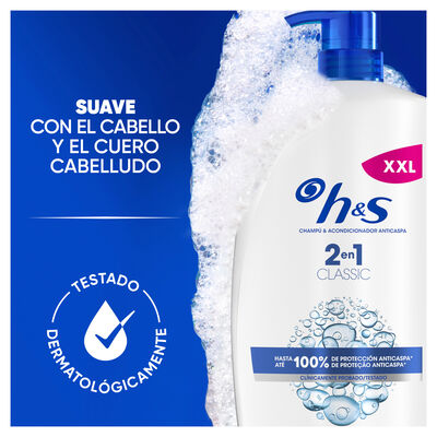 Champú 2en1 H&S 800 ml Clásico