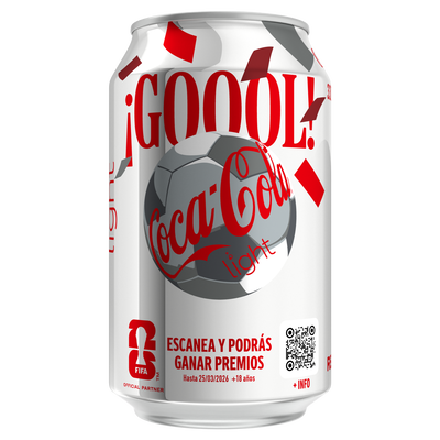 Refresco cola Coca-Cola lata 33cl light