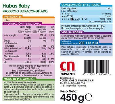 Habas baby Alipende 450g