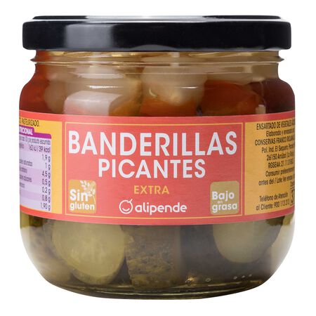 Banderillas picantes categoría extra Alipende 150g