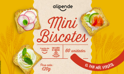 Mini biscotes Alipende 120g