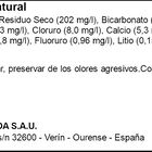 Agua mineral natural de Galicia sin gas tapón sport Cabreiroá 0,75l