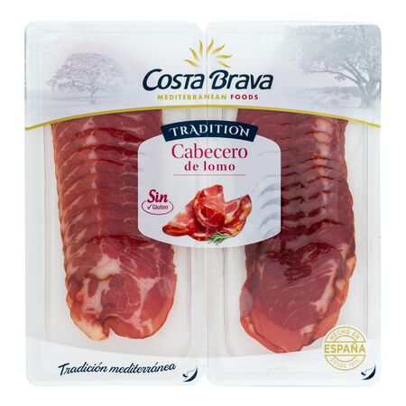 Cabecero de lomo en lonchas Costa Brava pack 2 de 60g