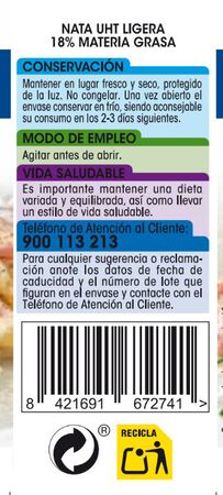 Nata para cocinar Alipende pack 3 ligera