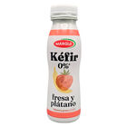 Kéfir líquido 0% fresa y plátano Margui 250g