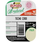 Tocino de lomo de cerdo All Natural ElPozo bandeja 270g aproximadamente