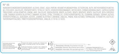 Eau de toilette Caravan mujer 150ml nº45