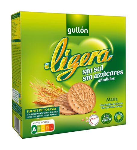 Galleta sin azúcares añadidos sin sal Gullón 600g ligera