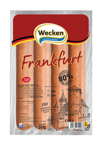 Salchicha Wecken 300gr frankfurt