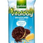 Tortitas de maíz con chocolate negro sin azúcar añadido Vitalday 100g