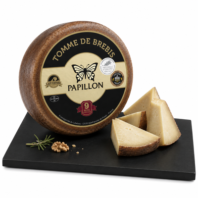 Queso oveja madurado tomme de brebis Papillon