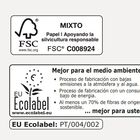Servilletas Lanta 50 uds triple capa color blanco