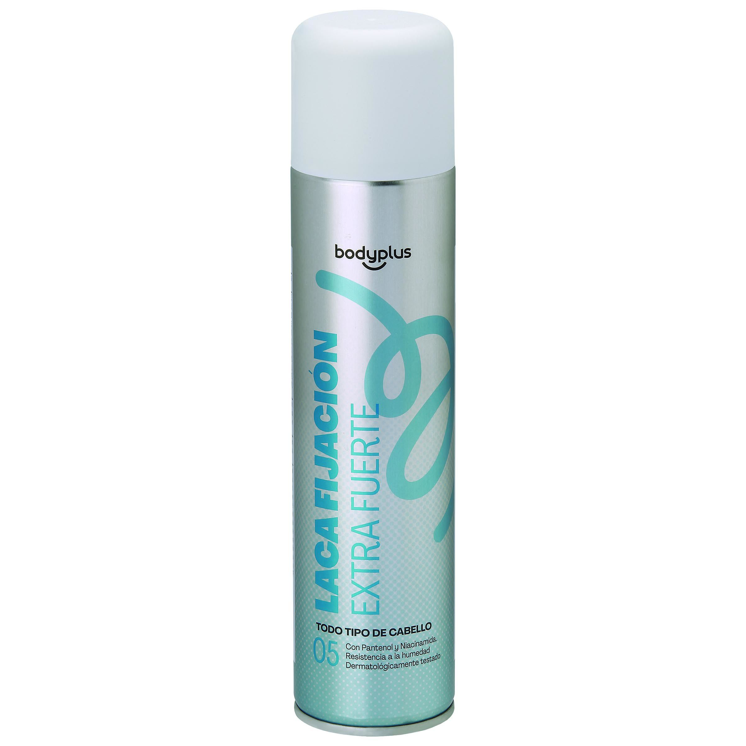 Laca fijadora Bodyplus 400ml extra fuerte