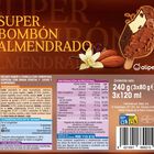 Helado super bombón Alipende 360 ml 3 uds
