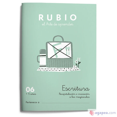 Cuaderno Escritura Rubio Nº06