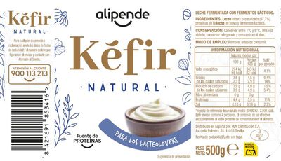 Kefir Alipende 500 gr Natural