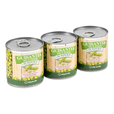 Guisantes muy finos categoria primera Alipende pack 3