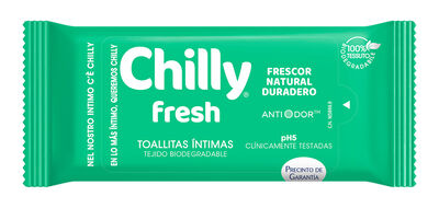 Toallitas íntimas Chilly pocket 12 uds gel