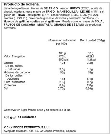Pan de molde brioche Dulcesol 450 g